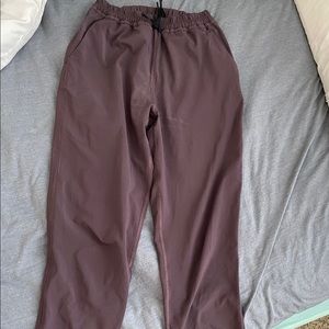 Plum lululemon jogger pants